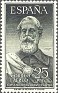 Spain - 1953 - Personajes - 25 Ptas - Green & Grey - Characters, Legazpi - Edifil 1124 - Miguel Lopez de Legazpi (1510-1572) - 0